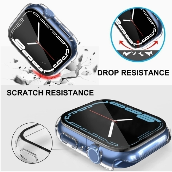 Screen Protector Case for Apple Watch - Clear - Picture 4 of 8